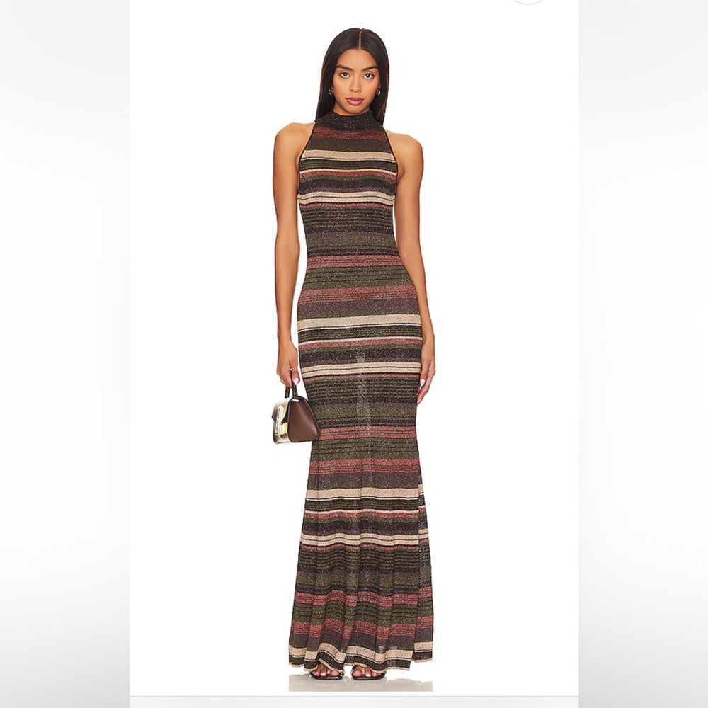 Ronny Kobo Arlo Shimmer Knit Dress NWT, Size M